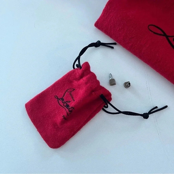 Christian Louboutin Galaviti 100 pink mesh suede heels 38.5 - Picture 14 of 14